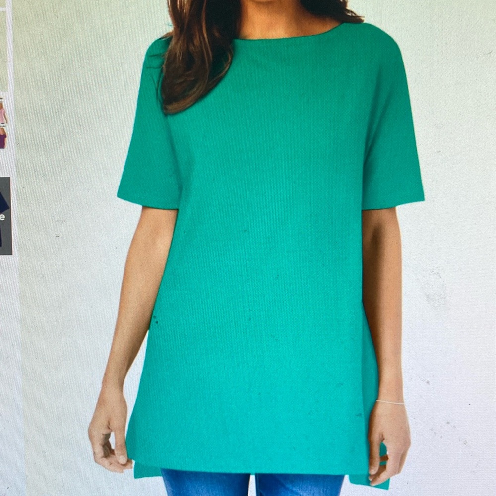 Short-Sleeve boatneck tunic